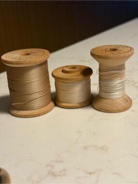 Vintage Clark’s O.N.T. Belding Corticelli Coats Wooden Thread Spools Boilfast